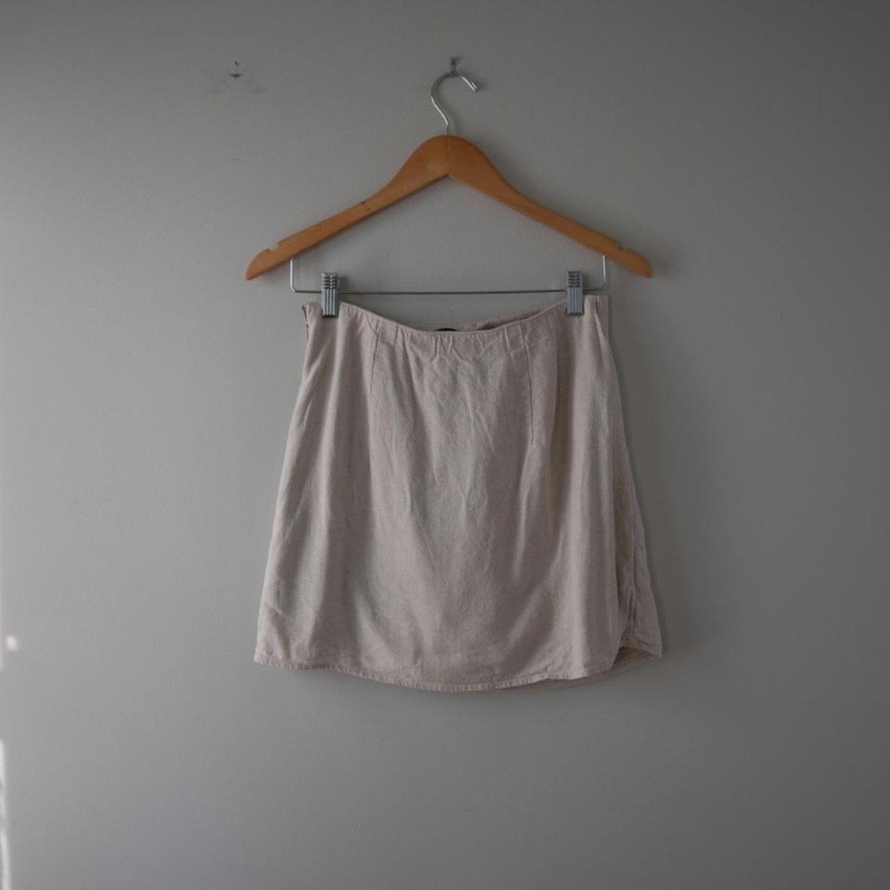 Abercrombie & Fitch Linen Mini Skirt - Picture 3 of 7